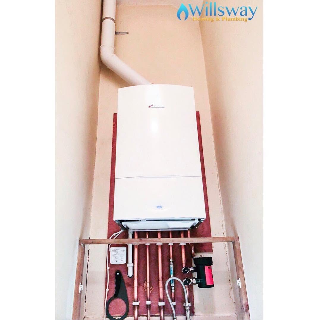Boiler checked as part of a gas safety inspection
